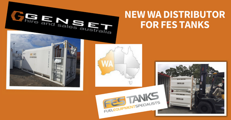 Genset Hire and Sales Australia (GHASA) self bunded tank distrubutor in perth, western australia