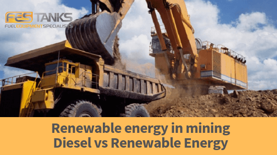 Renewable energy in mining Diesel vs Renewable Energy hero image